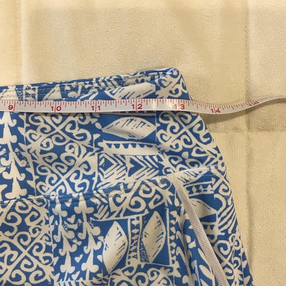 Sigrid Olsen Blue and White Patterned Skort Set - Picture 10 of 11